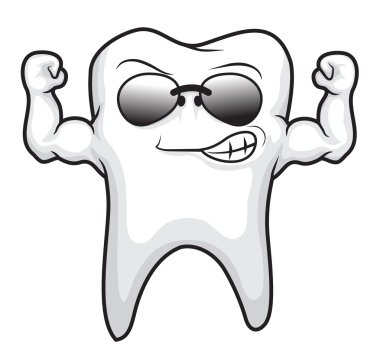 Tooth strong - Vector Version available