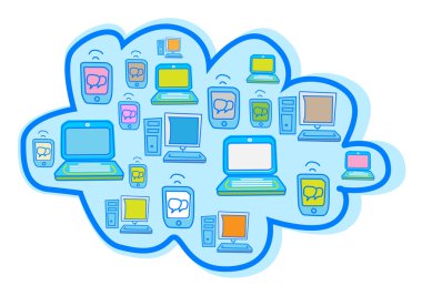 Cloud Computing Vector clipart