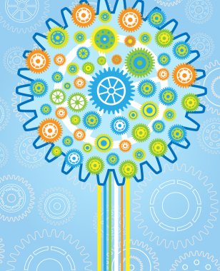 Gear Tree clipart