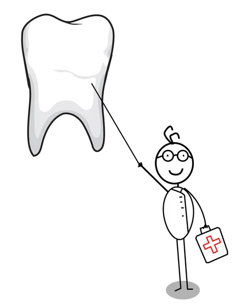 Зуб доктора — стоковый вектор