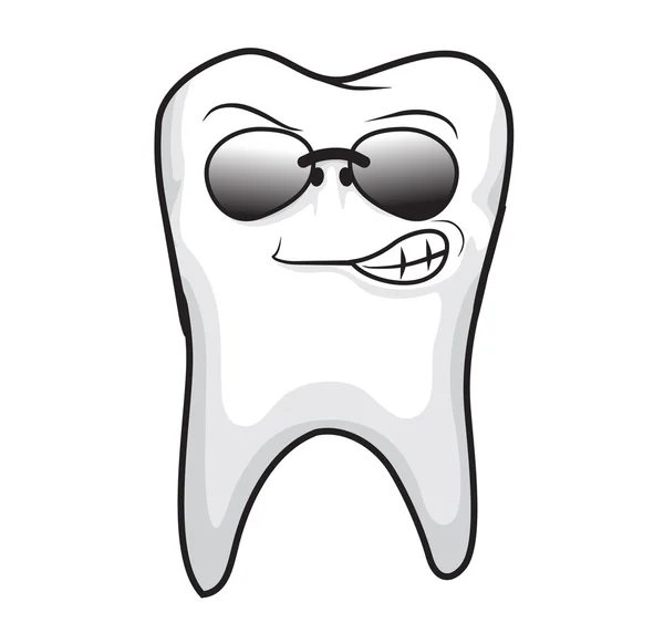 Зубной характер - вектор — стоковый вектор