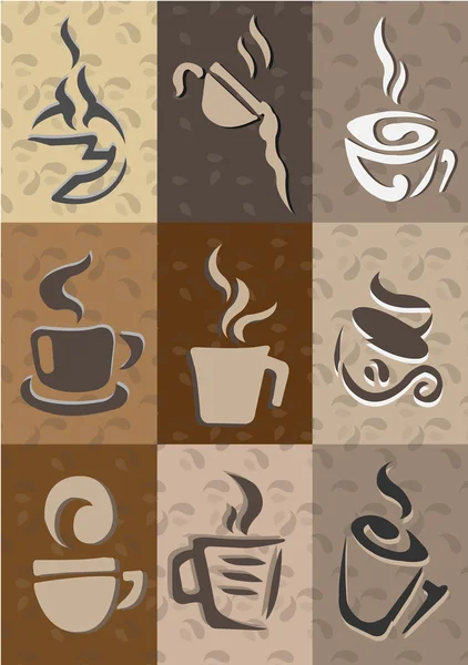 stock vector Coffee wallpaper