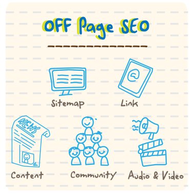 Off Page SEO clipart