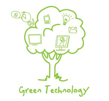 Yeşil ekoloji teknoloji ağacı