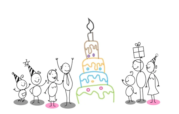 Doğum günü Partisi — Stok Vektör