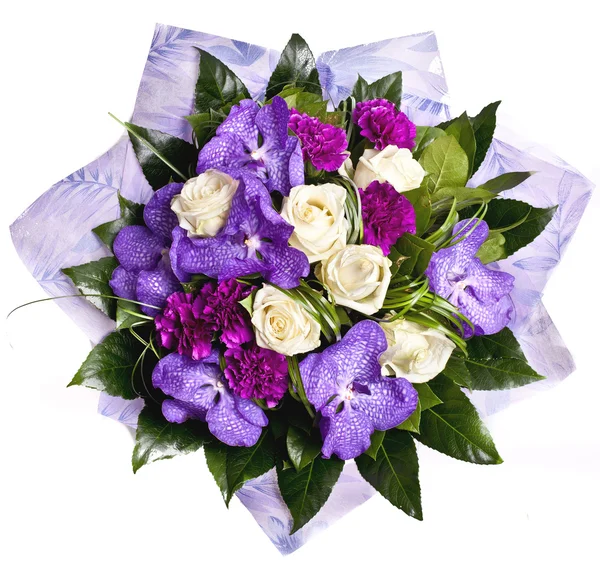 Ramo de flores violetas Imágenes de stock libres de derechos