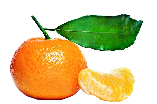 Oranžová tangerine — Stock fotografie