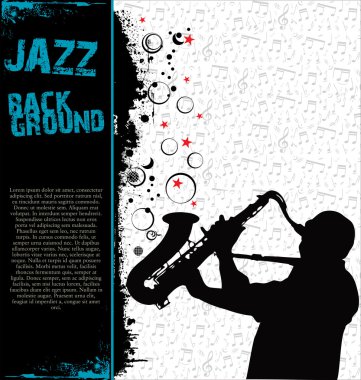 Jazz music background clipart