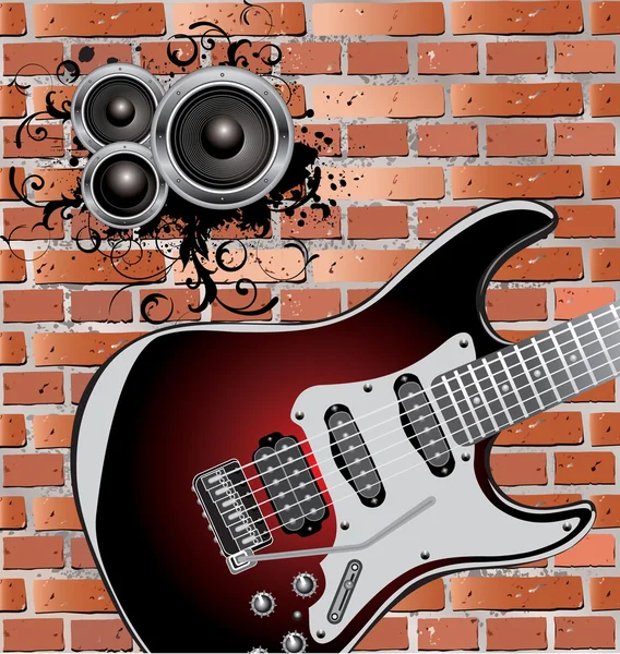 Fond musical Rétro — Image vectorielle