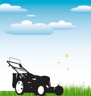 Lawn Mower background clipart