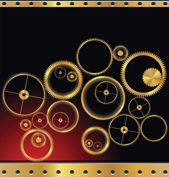 Abstract gears background — Stock Vector