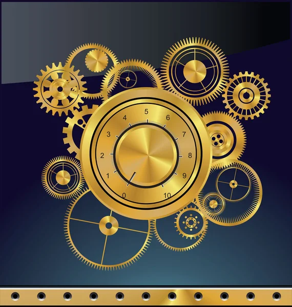 Abstract gear background — Stock Vector