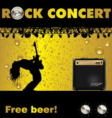 Rock concert free beer wallpaper clipart