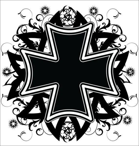 Tatuaż Krzyż — Wektor stockowy