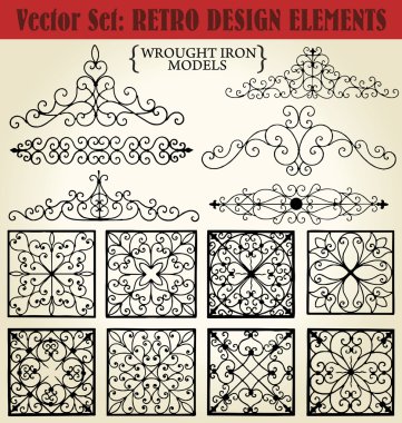 Wrought Iron models clipart