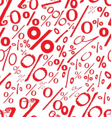 sorunsuz geçmiş ile yüzde simgesi