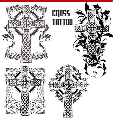 Cross Tattoo clipart