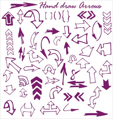 Hand draw Arrows clipart