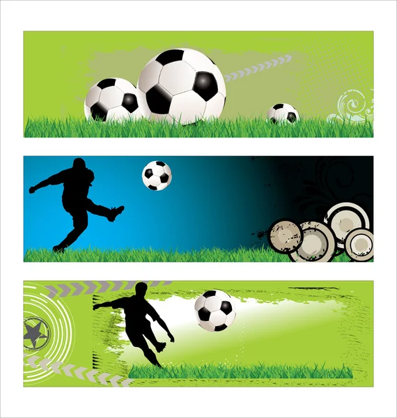 Ποδόσφαιρο - Ποδόσφαιρο φόντο — Διανυσματικό Αρχείο