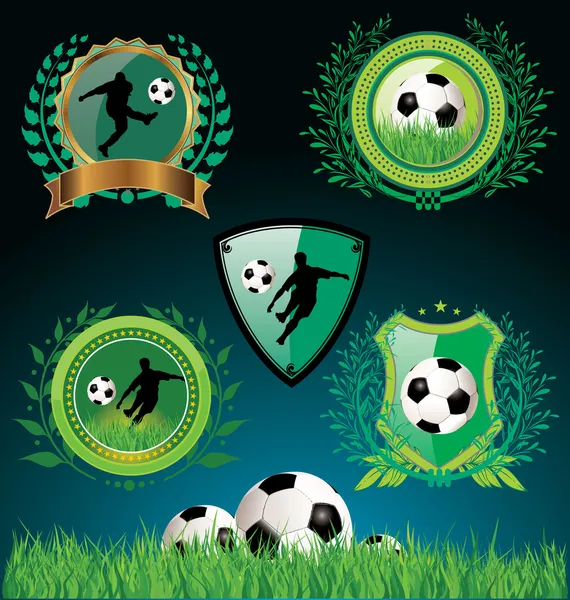 Soccer - football background — Stock Vector
