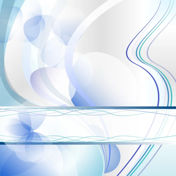 Carte bulles bleues — Image vectorielle