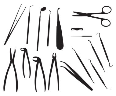 Dentistry tools clipart