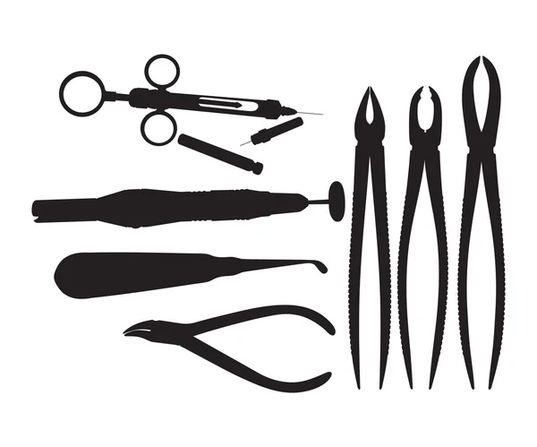 Хирургические инструменты — стоковый вектор