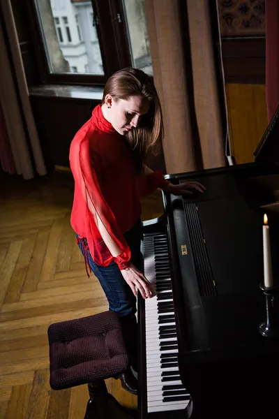 O pianista — Fotografia de Stock