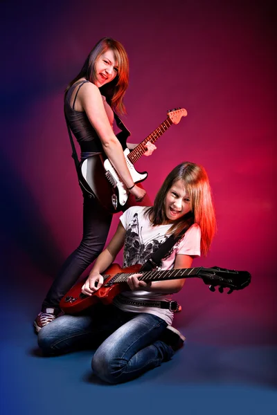 Chicas de Rock and Roll — Foto de Stock