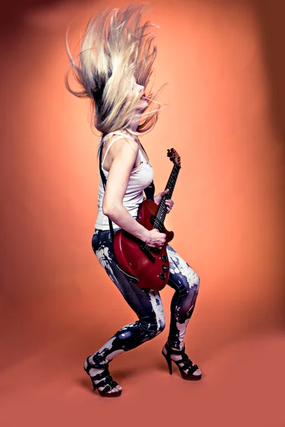 Rock and Roll girl — Fotografie, imagine de stoc