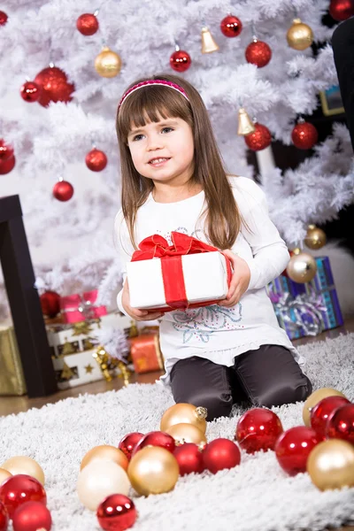 Xmas meisje — Stockfoto