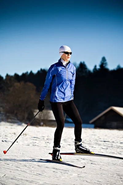 Skilanglauf — Stockfoto