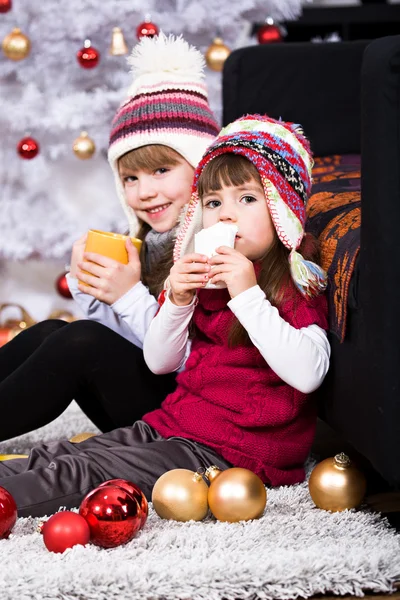 Xmas meisje — Stockfoto