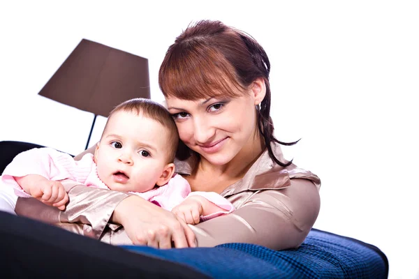 Mother and daughter portrait — Stock Photo, Image