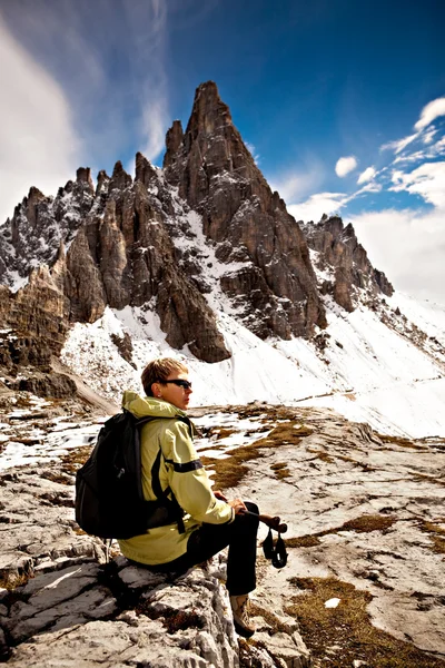 ドロマイトのハイキング — ストック写真