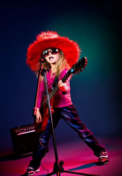 Rock and roll ragazza — Foto Stock