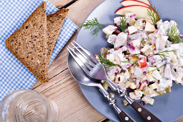 Salada de arenque — Fotografia de Stock