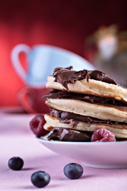 Ahududu ile Pancakes