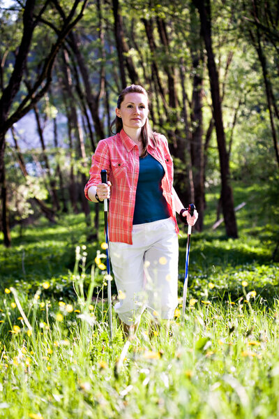 Hiking In The Wild Nature