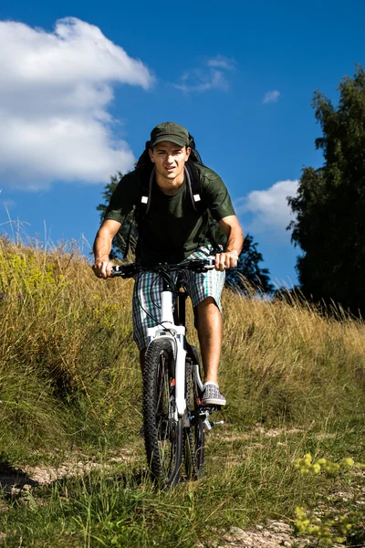 คนขี่จักรยาน — ภาพถ่ายสต็อก
