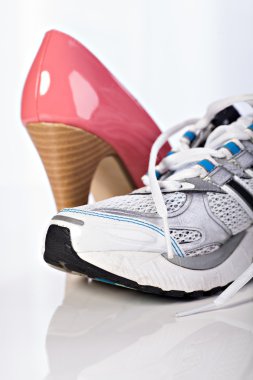 High Heels and runners clipart