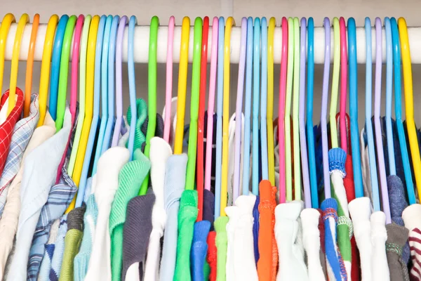 Вешалки для одежды — стоковое фото