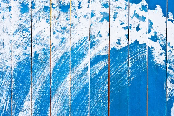 Pannelli di legno blu — Foto Stock