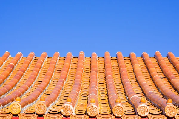 Chinese roof tiles — Stock Photo, Image