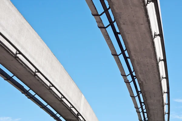 Szynowe monorail — Zdjęcie stockowe