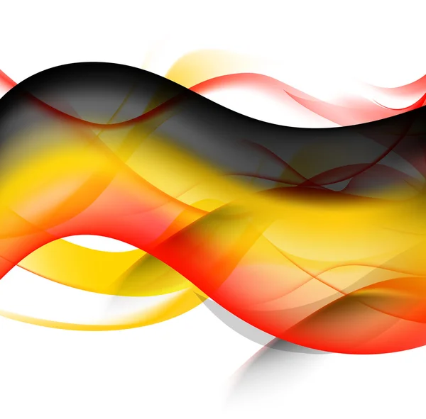 Tysk flagg — Stock vektor