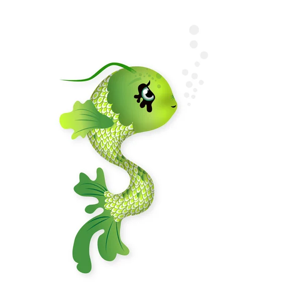 Cute fish illustration — Stock Photo, Image