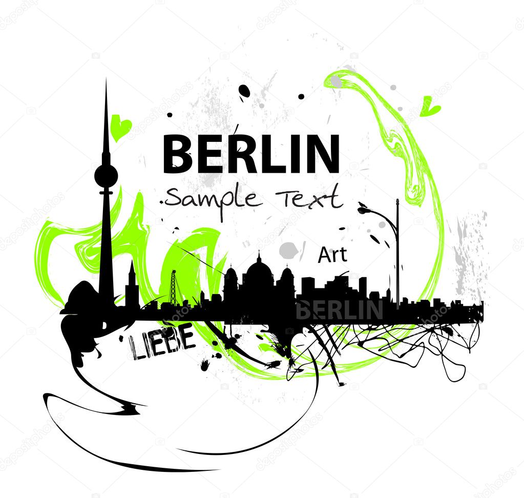 Vector Art skyline of Berlin