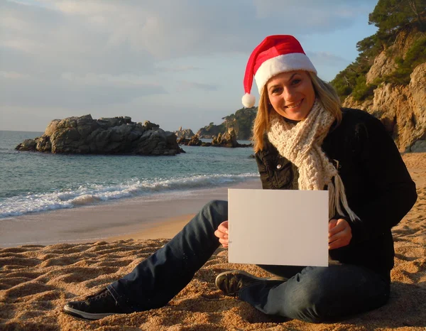 Noel beach reklam — Stok fotoğraf
