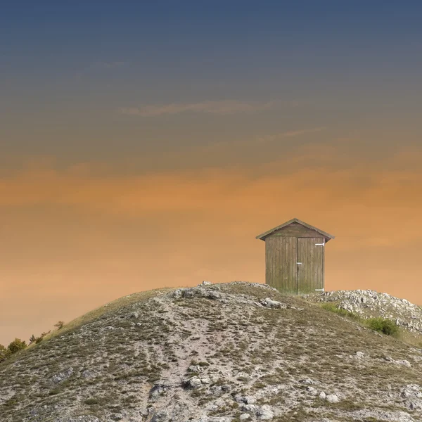 stock image Shack on the hilltop